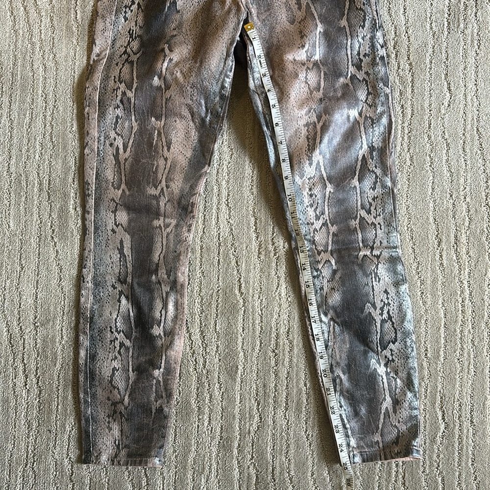 L’agence Margot High Rise Skinny Snake Skin Pants - Picture 11 of 12